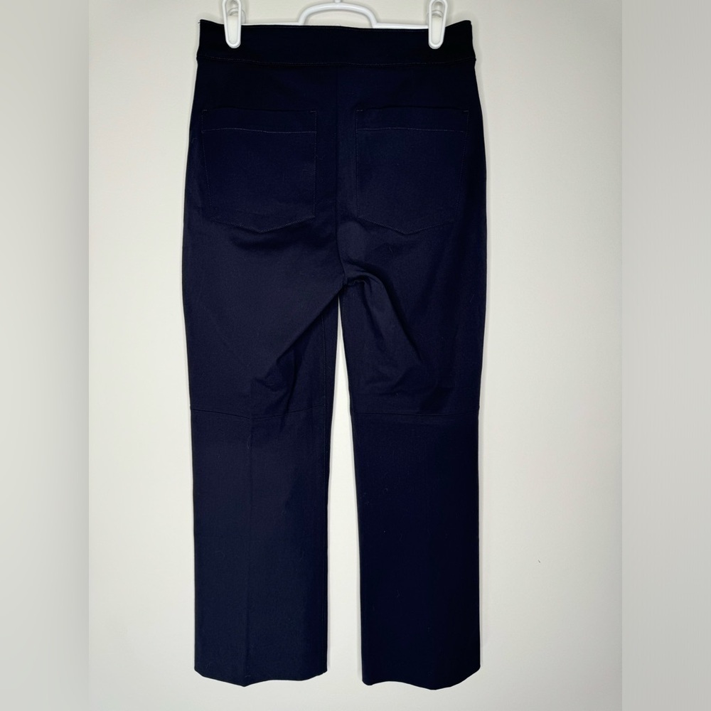 NWT Spanx Classic Straight Leg Petite Pants Navy Blue Size Small Petite